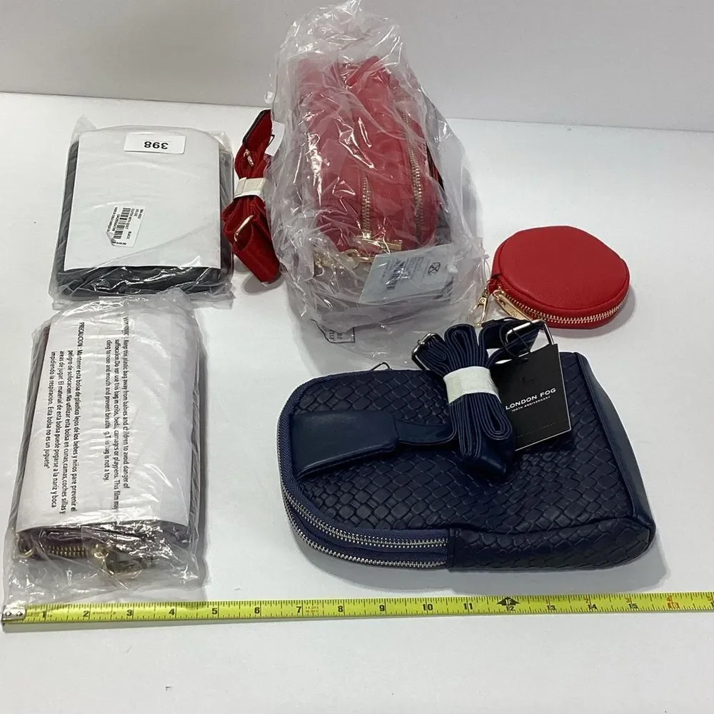 Elegant Women's Bag Collection Lot 4 NWT CXL Badgley Mischka Clutch London Fog
